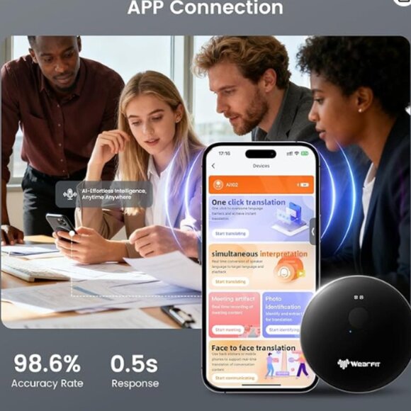 NWT AI Language Translator Device - Picture 3 of 3